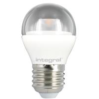 Integral żarówka LED E27 Mini Globe 4W (25W) 2700K 250lm Clear barwa biała ciepła Integral żarówka LED E27 Mini Globe 4W (25W) 2700K 250lm Clear barwa biała ciepła