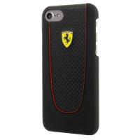 Ferrari Pit Stop Black Trim - Etui iPhone 8 / 7 (Black Carbon) Ferrari Pit Stop Black Trim - Etui iPhone 8 / 7 (Black Carbon)