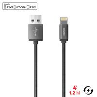 Kanex Premium DuraFlex Lightning - Kabel MFi z Lightning do USB, 1.2 m (Space Grey) Kanex Premium DuraFlex Lightning - Kabel MFi z Lightning do USB, 1.2 m (Space Grey)