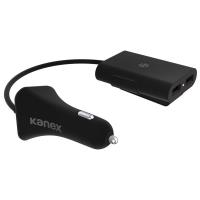 Kanex GoPower Sharable Car Charger - Ładowarka samochodowa 2 x USB, 2.4 A + HUB 2 x USB, 2.4 A, 2 m (Black) Kanex GoPower Sharable Car Charger - Ładowarka samochodowa 2 x USB, 2.4 A + HUB 2 x USB, 2.4 A, 2 m (Black)