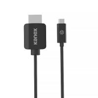 Kanex Premium USB-C to HDMI Cable - Kabel USB-C na HDMI, 4K, 30 Hz, 2 m (Black) Kanex Premium USB-C to HDMI Cable - Kabel USB-C na HDMI, 4K, 30 Hz, 2 m (Black)