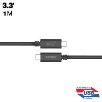 Kanex USB-C ChargeSync Cable - Kabel USB-C do ładowania & synchronizacji danych, 5.0 A, 10 Gbps, 1 m (Black) Kanex USB-C ChargeSync Cable - Kabel USB-C do ładowania & synchronizacji danych, 5.0 A, 10 Gbps, 1 m (Black)