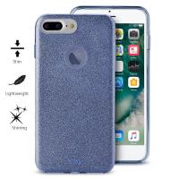 PURO Glitter Shine Cover - Etui iPhone 8 Plus / 7 Plus / 6s Plus / 6 Plus (Blue) Limited edition PURO Glitter Shine Cover - Etui iPhone 8 Plus / 7 Plus / 6s Plus / 6 Plus (Blue) Limited edition
