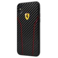 Ferrari Racing Carbon - Etui iPhone X (czarny)