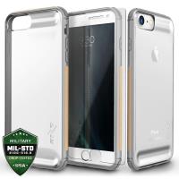 Zizo Flux Case - Etui iPhone 8 / 7 / 6s / 6 ze szkłem 9H na ekran (Gray/Beige) Zizo Flux Case - Etui iPhone 8 / 7 / 6s / 6 ze szkłem 9H na ekran (Gray/Beige)