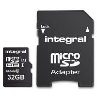 Integral Smartphone and Tablet - Karta pamięci 32GB microSDHC/XC 90MB/s Class 10 UHS-I U1 Integral Smartphone and Tablet - Karta pamięci 32GB microSDHC/XC 90MB/s Class 10 UHS-I U1