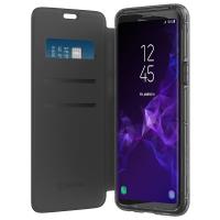 Griffin Survivor Clear Wallet - Pancerne etui z klapką Samsung Galaxy S9 (czarny/przezroczysty) Griffin Survivor Clear Wallet - Pancerne etui z klapką Samsung Galaxy S9 (czarny/przezroczysty)