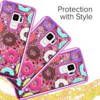 Zizo Liquid Glitter Star Case - Etui Samsung Galaxy S9 (Donuts) Zizo Liquid Glitter Star Case - Etui Samsung Galaxy S9 (Donuts)