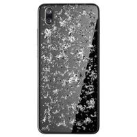 PURO Glam Ice Light Cover - Etui Huawei P20 z metalicznymi elementami srebra PURO Glam Ice Light Cover - Etui Huawei P20 z metalicznymi elementami srebra