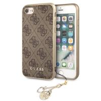 Guess 4G Charms Collection - Etui iPhone 8 / 7 z zawieszką (brązowy) Guess 4G Charms Collection - Etui iPhone 8 / 7 z zawieszką (brązowy)