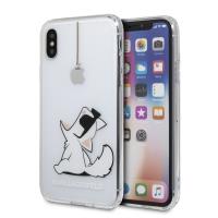 Karl Lagerfeld Choupette Fun - Etui iPhone X (Transparent)