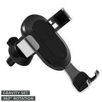 PURO Autofit Car Holder - Uniwersalny uchwyt samochodowy na kratkę wentylacyjną do smartfonów, max. 6" (czarny) PURO Autofit Car Holder - Uniwersalny uchwyt samochodowy na kratkę wentylacyjną do smartfonów, max. 6" (czarny)