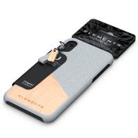 Nordic Elements Original Hel - Drewniane etui iPhone Xs Max (Light Grey)