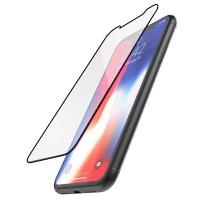 X-Doria Defense Glass - Hartowane szkło ochronne 9H na ekran iPhone XR (czarna ramka)