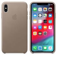Apple Silicone Case - Silikonowe etui iPhone Xs Max (jasnobeżowy)
