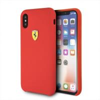 Ferrari Silicone Hard Case - Etui iPhone Xs / X (czerwony) Ferrari Silicone Hard Case - Etui iPhone Xs / X (czerwony)