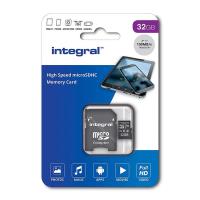 Integral Ultima Pro Premium High Speed - Karta pamięci 32 GB microSDHC/100 MB / s/ Class 10 UHS-I U1/ V10 + Adapter Integral Ultima Pro Premium High Speed - Karta pamięci 32 GB microSDHC/100 MB / s/ Class 10 UHS-I U1/ V10 + Adapter
