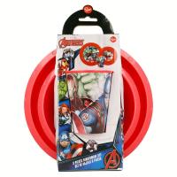 Avengers - Zestaw naczyń (talerz, miska i kubek)