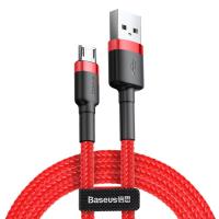 Baseus Cafule Cable - Dwustronny kabel połączeniowy micro USB na USB QC 3.0, 2.4 A, 1 m (czerwony) Baseus Cafule Cable - Dwustronny kabel połączeniowy micro USB na USB QC 3.0, 2.4 A, 1 m (czerwony)