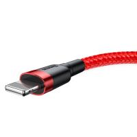 Baseus Cafule Cable - Kabel połączeniowy USB do Lightning, 2.4 A, 1 m (czerwony) Baseus Cafule Cable - Kabel połączeniowy USB do Lightning, 2.4 A, 1 m (czerwony)