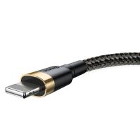 Baseus Cafule Cable - Kabel połączeniowy USB do Lightning, 1.5 A, 2 m (złoty/czarny) Baseus Cafule Cable - Kabel połączeniowy USB do Lightning, 1.5 A, 2 m (złoty/czarny)
