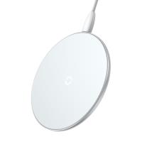 Baseus Simple - Bezprzewodowa ładowarka indukcyjna Qi do iPhone i Android, 10 W (biały) Baseus Simple - Bezprzewodowa ładowarka indukcyjna Qi do iPhone i Android, 10 W (biały)