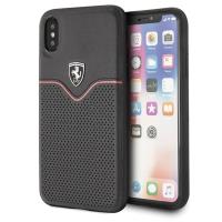 Ferrari Victory - Skórzane etui iPhone Xs / X (czarny) Ferrari Victory - Skórzane etui iPhone Xs / X (czarny)
