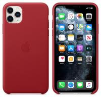 Apple Leather Case - Skórzane etui iPhone 11 Pro Max (czerwony) (PRODUCT)RED Apple Leather Case - Skórzane etui iPhone 11 Pro Max (czerwony) (PRODUCT)RED