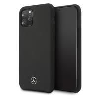 Mercedes Liquid Silicon Case - Etui iPhone 11 Pro (Black) Mercedes Liquid Silicon Case - Etui iPhone 11 Pro (Black)