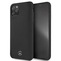 Mercedes Liquid Silicon Case - Etui iPhone 11 Pro Max (Black) Mercedes Liquid Silicon Case - Etui iPhone 11 Pro Max (Black)
