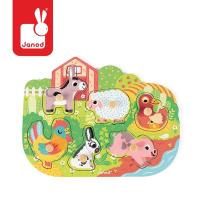 Janod - Puzzle Drewniane Wesoła Farma Janod - Puzzle Drewniane Wesoła Farma