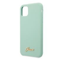 Guess Silicone Vintage - Etui iPhone 11 Pro Max (zielony)