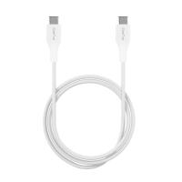 PURO Plain Type-C Cable Fast Charging - Kabel USB-C 2.0 na USB-C 2.0, 2A, 60W, 2 m (biały) PURO Plain Type-C Cable Fast Charging - Kabel USB-C 2.0 na USB-C 2.0, 2A, 60W, 2 m (biały)