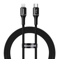 Baseus Halo Data Cable Type-C to iP PD 18W - Kabel połączeniowy USB-C do Lightning 1m (czarny) Baseus Halo Data Cable Type-C to iP PD 18W - Kabel połączeniowy USB-C do Lightning 1m (czarny)