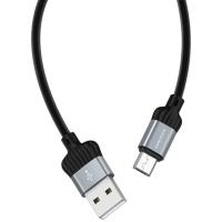 Borofone Diginity - kabel połączeniowy USB do microUSB 1m (czarny) Borofone Diginity - kabel połączeniowy USB do microUSB 1m (czarny)