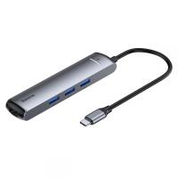 Baseus Hub - Adapter z USB-C na 3x USB, HDMI, RJ45 Baseus Hub - Adapter z USB-C na 3x USB, HDMI, RJ45