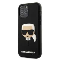 Karl Lagerfeld 3D Rubber Karl`s Head – Etui iPhone 12 Pro Max (czarny)