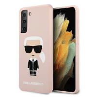 Karl Lagerfeld Fullbody Silicone Iconic - Etui Samsung Galaxy S21 + (Różowy)