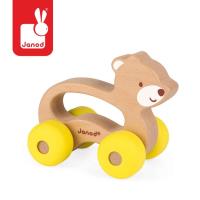 Janod - Miś pojazd drewniany Baby Pop Janod - Miś pojazd drewniany Baby Pop