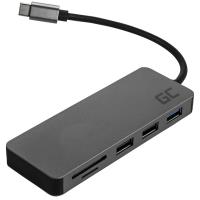 Green Cell - Stacja dokująca HUB USB-C HDMI 4K DEX SD & MicroSD card slot USB 3.0 Green Cell - Stacja dokująca HUB USB-C HDMI 4K DEX SD & MicroSD card slot USB 3.0