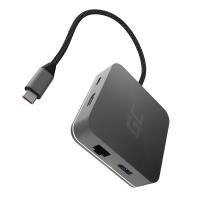 Green Cell - Adapter, Przejściówka, HUB USB-C 6w1 (USB 3.0 HDMI Ethernet USB-C) Green Cell - Adapter, Przejściówka, HUB USB-C 6w1 (USB 3.0 HDMI Ethernet USB-C)