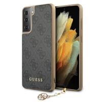 Guess 4G Charms Collection - Etui Samsung Galaxy S21 (szary)