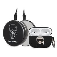 Karl Lagerfeld Bundle Ikonik – Zestaw etui do Apple Airpods Pro + Power Bank z lusterkiem