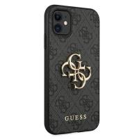 Guess 4G Big Metal Logo - Etui iPhone 11 (szary)