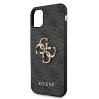 Guess 4G Big Metal Logo - Etui iPhone 11 (szary)