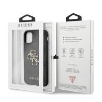 Guess 4G Big Metal Logo - Etui iPhone 11 (szary)