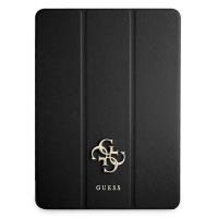 Guess Saffiano 4G Big Metal Logo - Etui iPad Pro 12.9" 2021 (czarny)