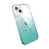 Speck Presidio Perfect-Clear + Ombre + MagSafe - Etui iPhone 13 z powłoką MICROBAN (Clear/Fantasy Teal Fade) Speck Presidio Perfect-Clear + Ombre + MagSafe - Etui iPhone 13 z powłoką MICROBAN (Clear/Fantasy Teal Fade)