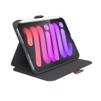 Speck Balance Folio - Etui iPad mini 6 (2021) z powłoką MICROBAN (Very Berry Red Slate Grey)