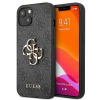 Guess 4G Big Metal Logo - Etui iPhone 13 Mini (szary)